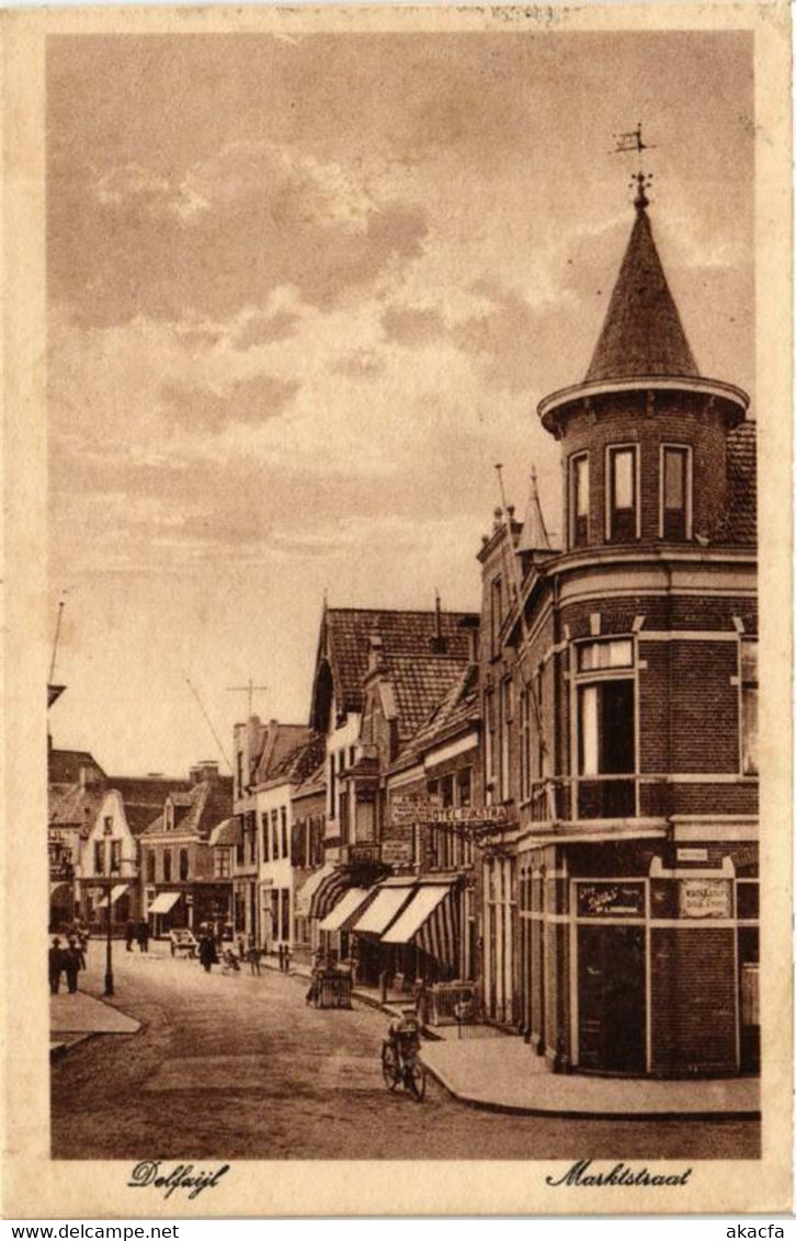 CPA AK DELFZIJL Martkstraat NETHERLANDS (604133) - Delfzijl