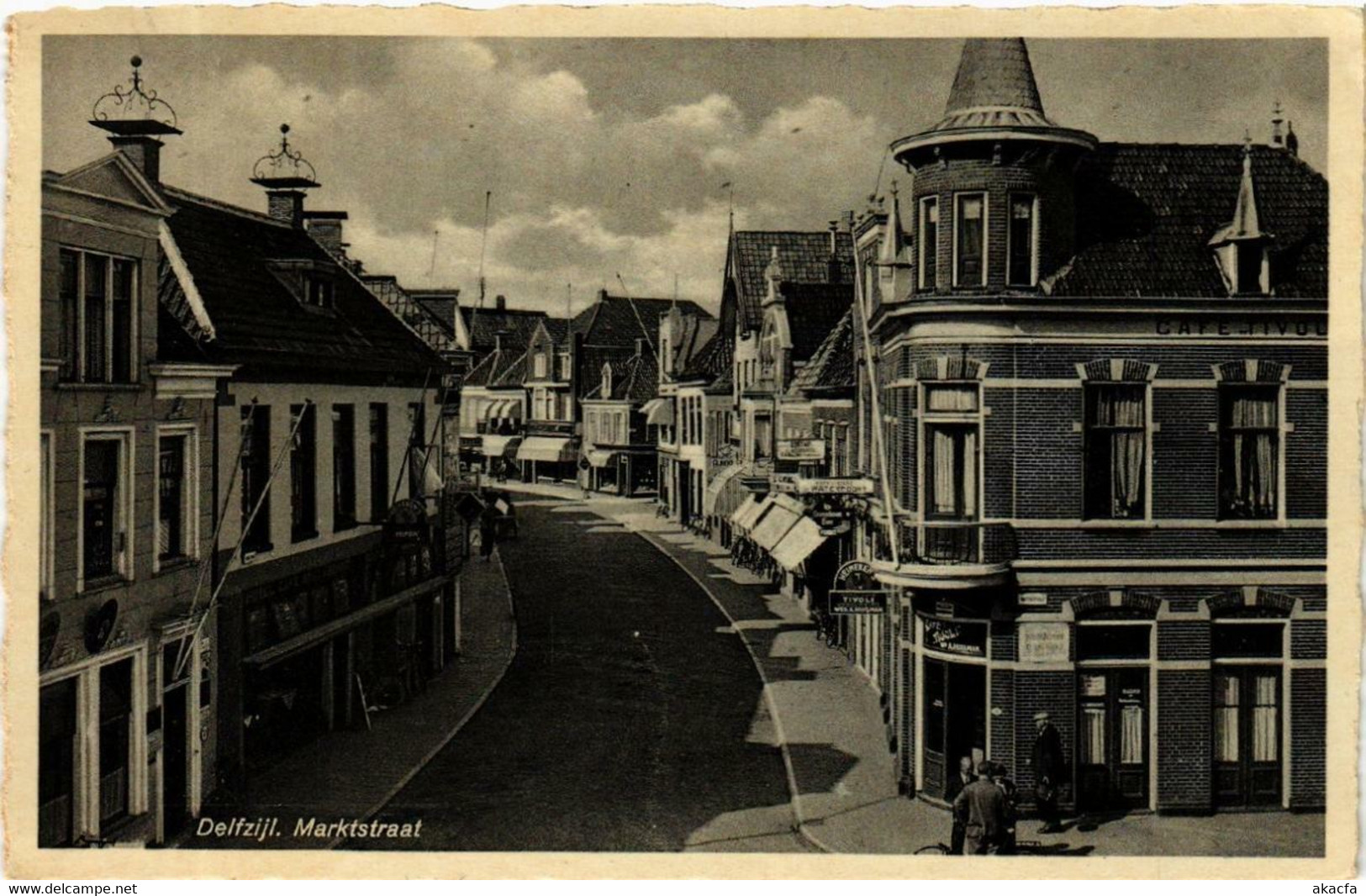 CPA AK DELFZIJL Marktstraat NETHERLANDS (604144) - Delfzijl