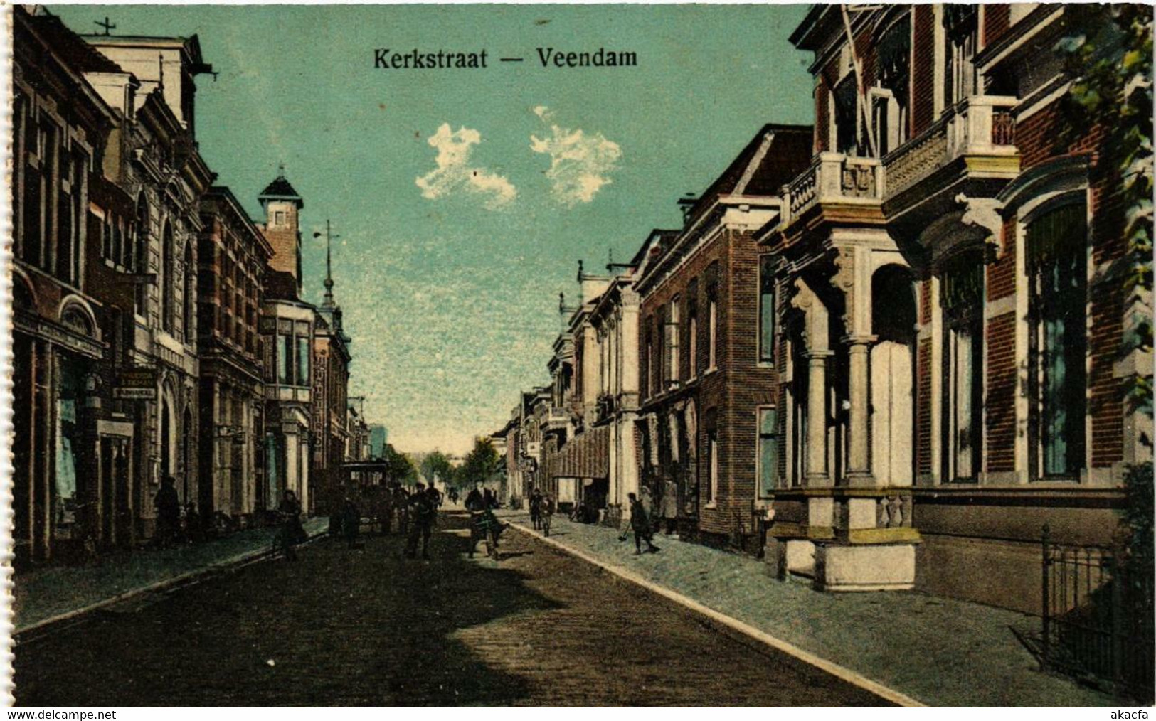 CPA AK VEENDAM Kerkstraat NETHERLANDS (604333) - Veendam