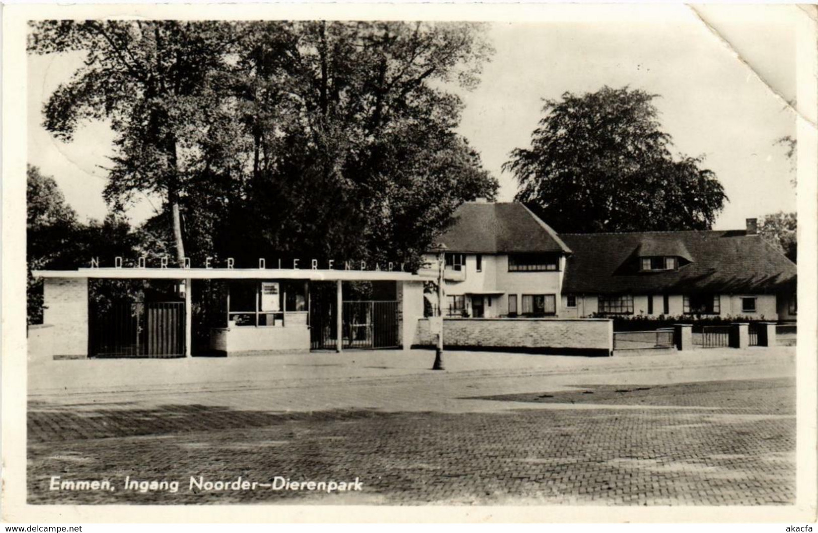 CPA AK EMMEN Ingang Noorder Dierenpark NETHERLANDS (604396) - Emmen