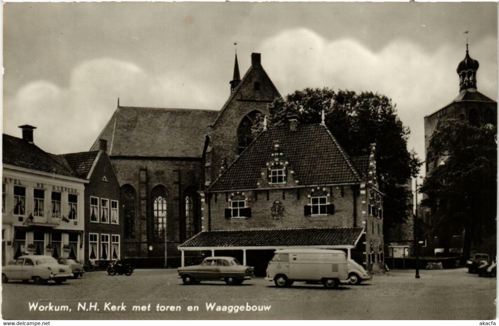 CPA AK WORKUM N.H. Kerk Met Toren NETHERLANDS (604631) - Workum