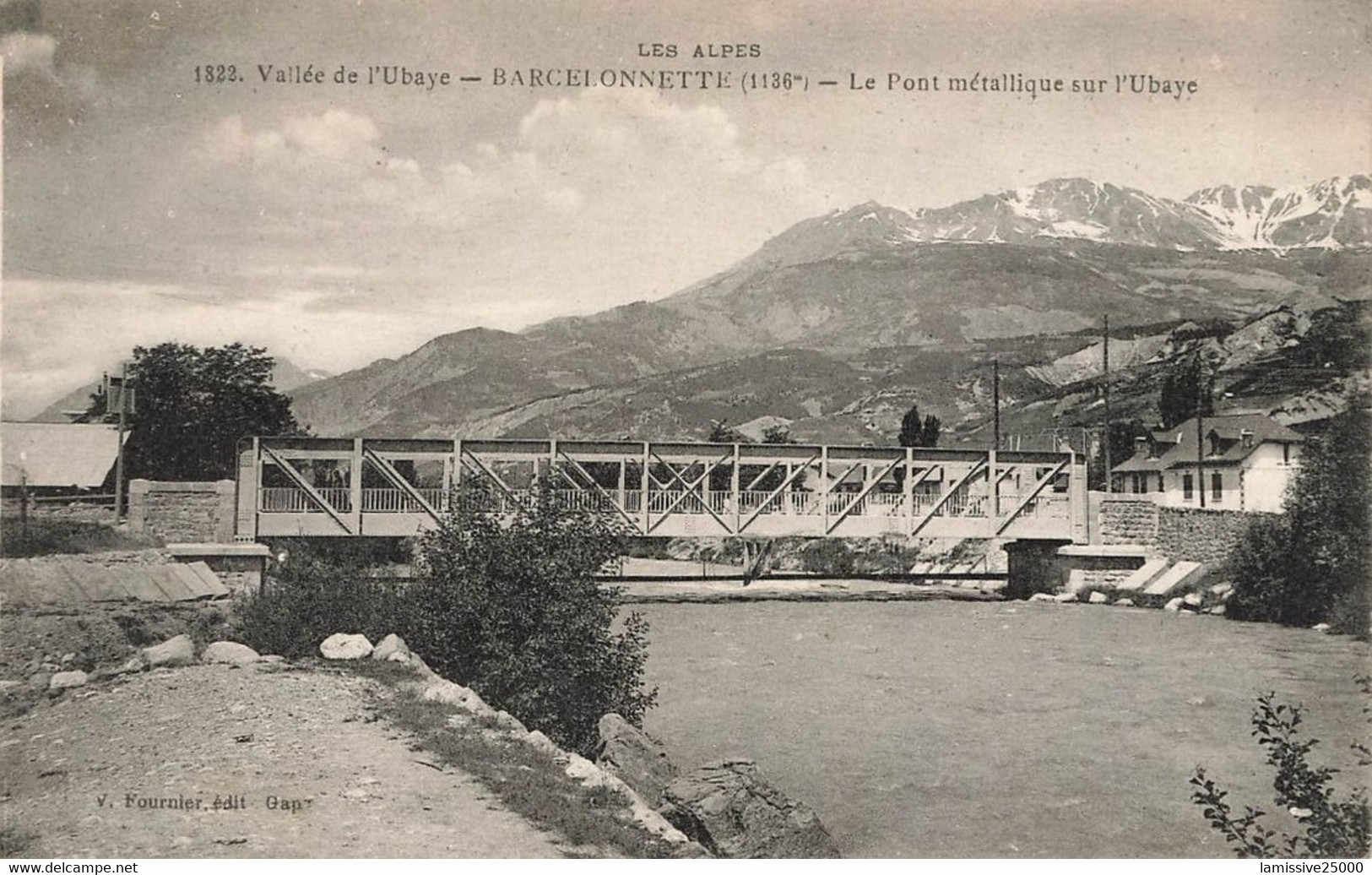 04 Barcelonnette Le Pont Métallique Sur L'ubaye - Barcelonnette