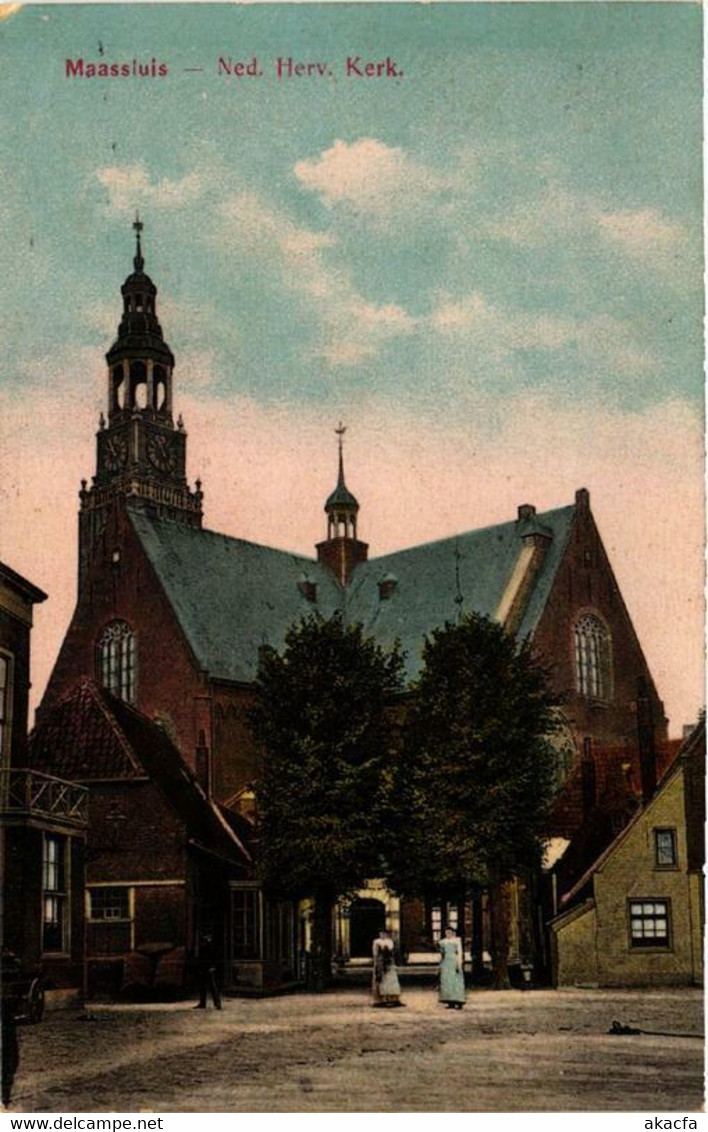 CPA AK MAASLUIS Ned. Herv. Kerk NETHERLANDS (602036) - Maassluis