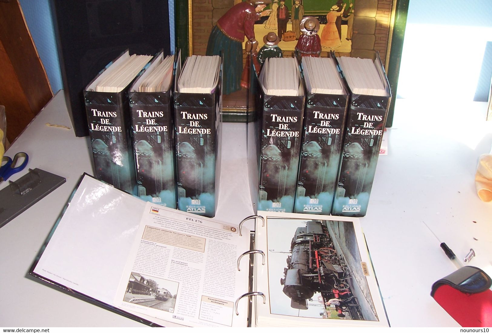 Classeurs Fiches "la Passion Des Trains" (collection Complète) - Encyclopédies