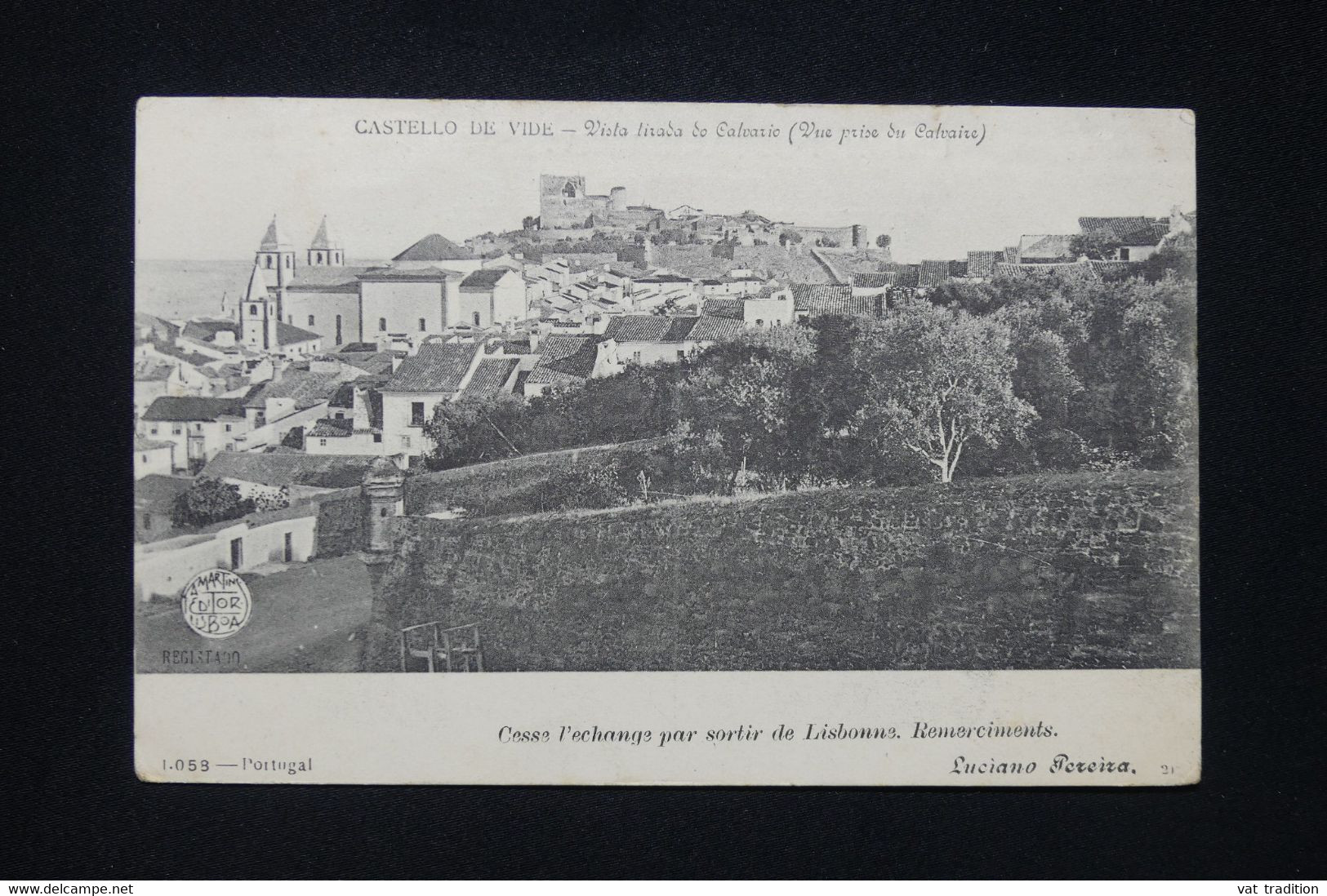 PORTUGAL - Affranchissement De Castello De Vide  Sur Carte Postale En 1904 Pour La France - L 94338 - Covers & Documents