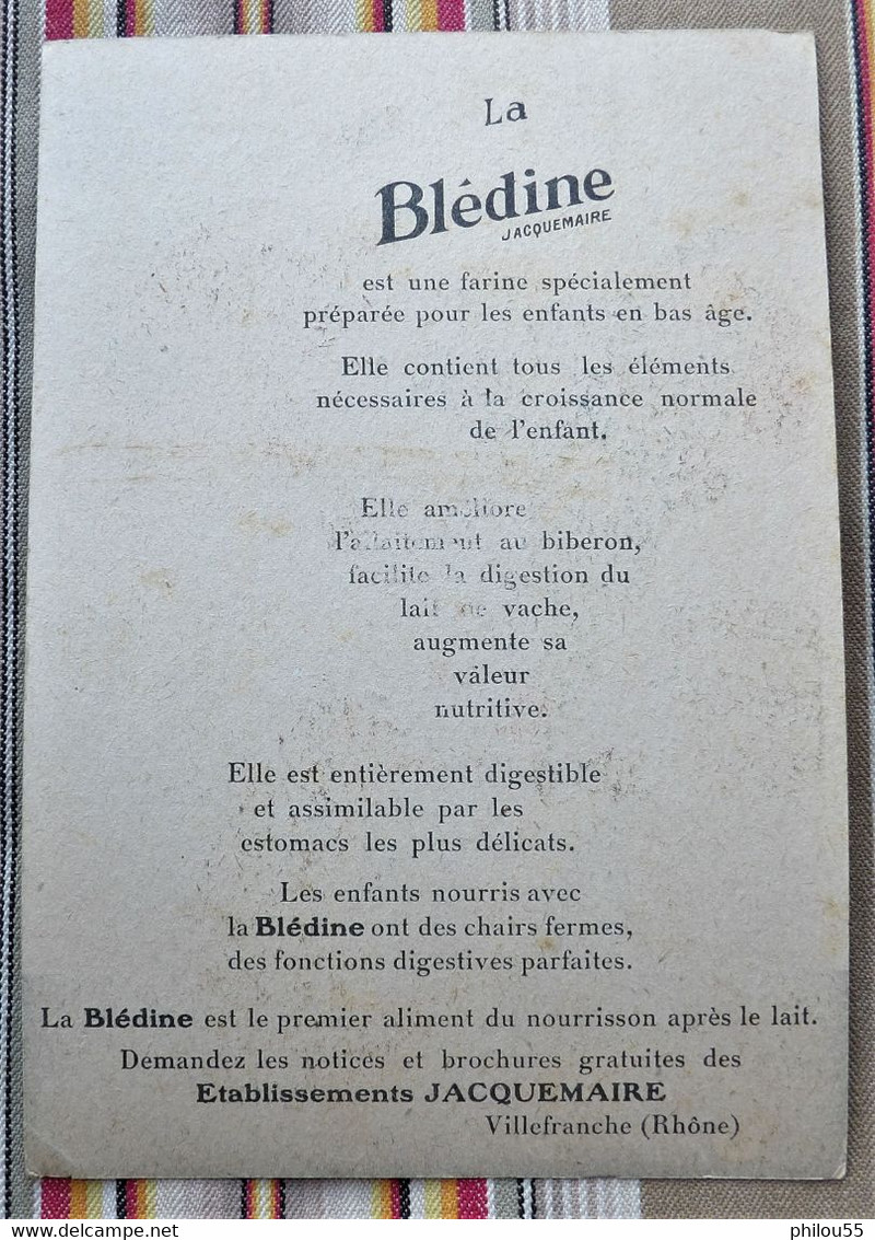 LA BLEDINE JACQUEMAIRE Chromo Decoupi - Kinder