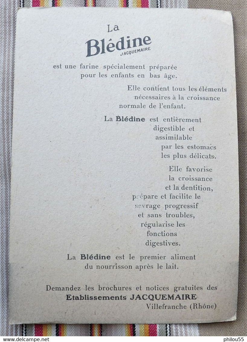 LA BLEDINE JACQUEMAIRE Chromo Decoupi - Kinder