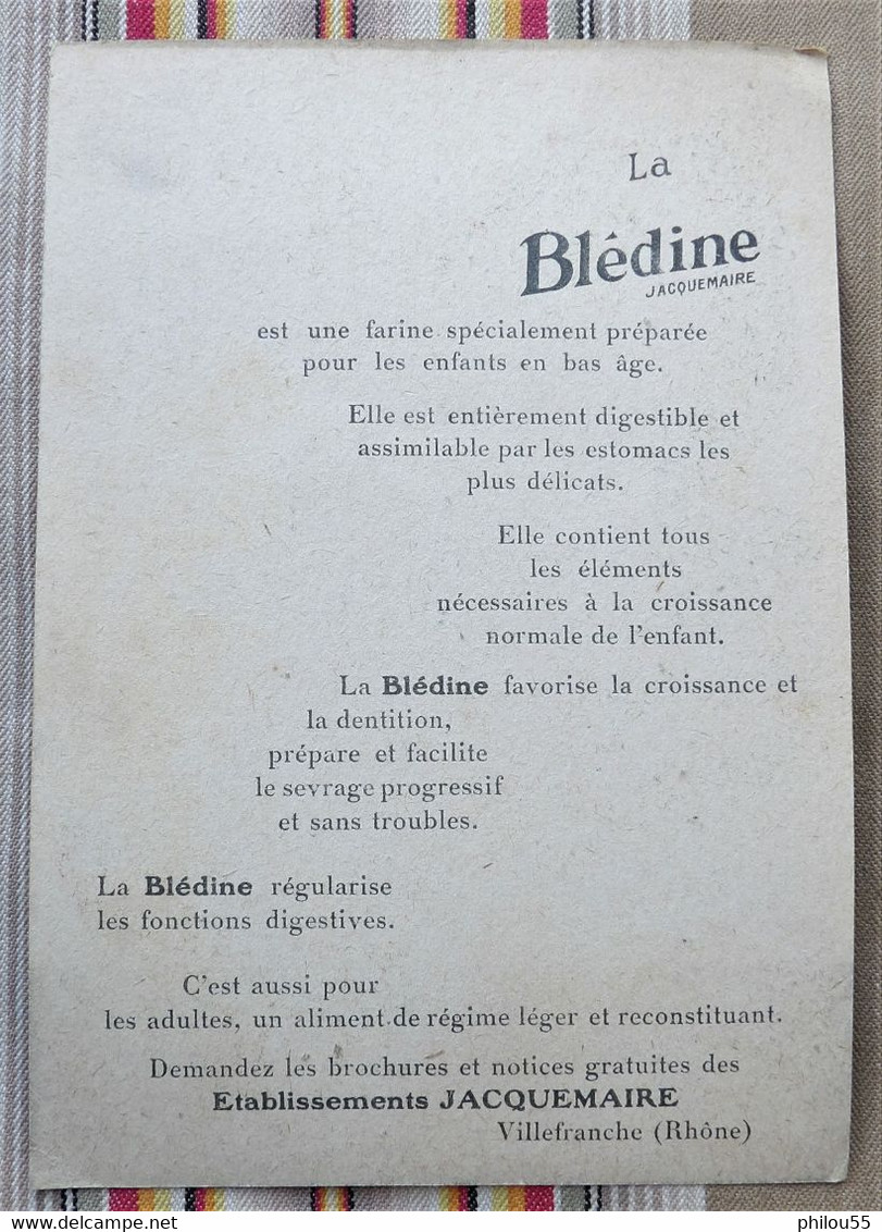 LA BLEDINE JACQUEMAIRE Chromo Decoupi - Infantes