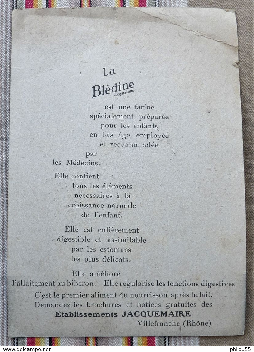 LA BLEDINE JACQUEMAIRE Chromo Decoupi - Ragazzi