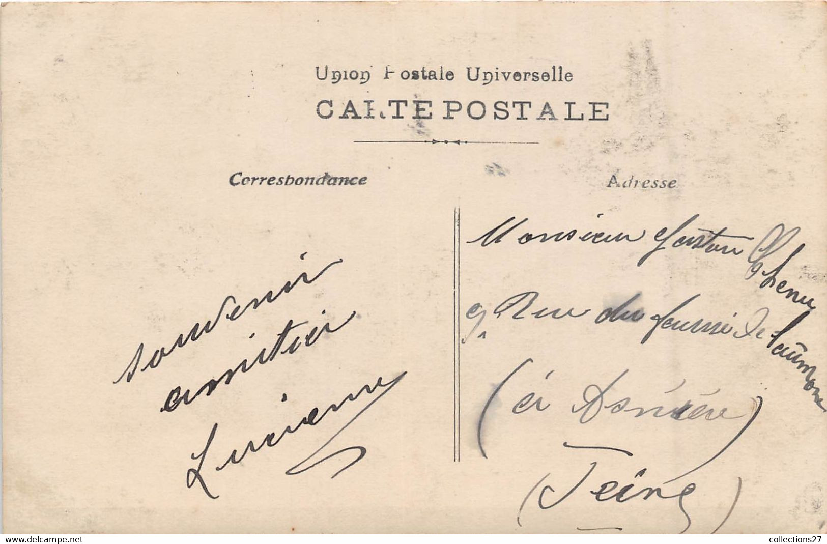 92-NANTERRE-INONDATION 1910, QUARTIER DE LA GARE - Nanterre