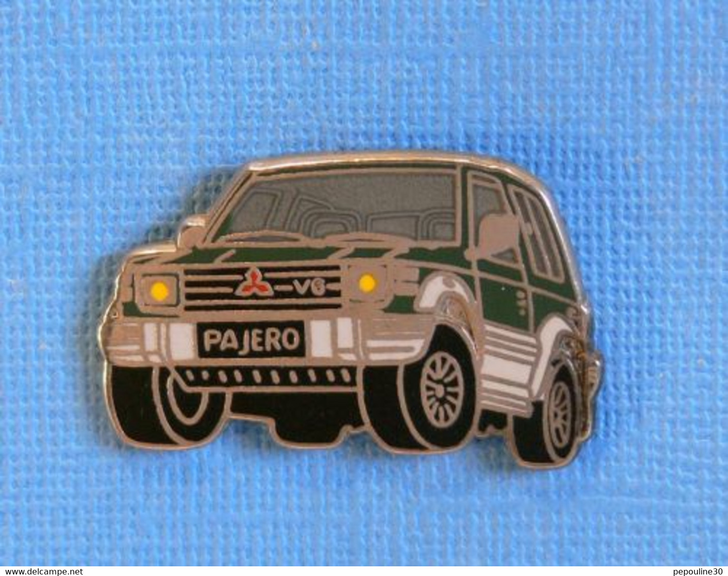 1 PIN'S //   ** MITSUBISHI PAJÉRO 1991 / 4WD - ABS / 3L - V6 ** . (BALLARD) - Mitsubishi