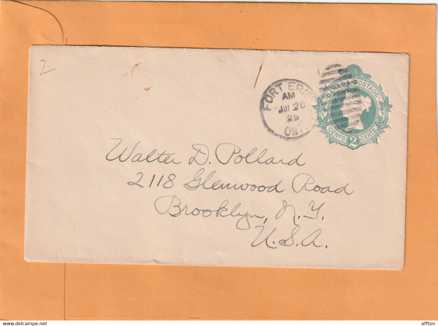 Canada Old Cover Mailed - Autres & Non Classés