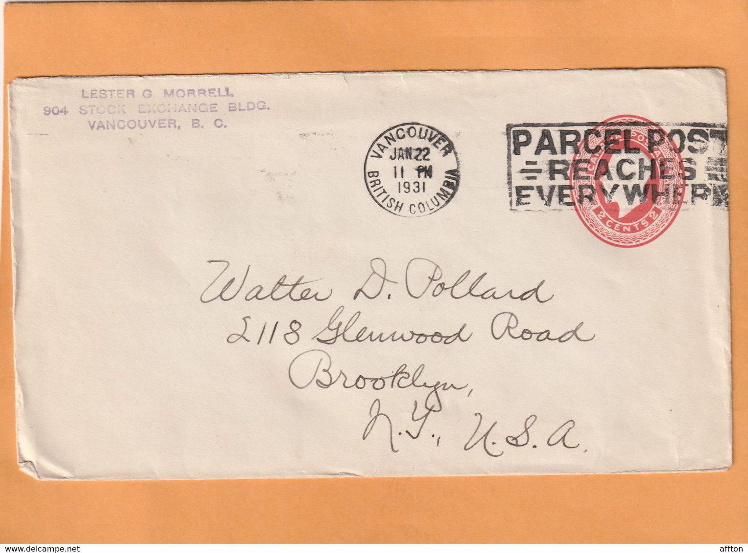 Canada Old Cover Mailed - Other & Unclassified