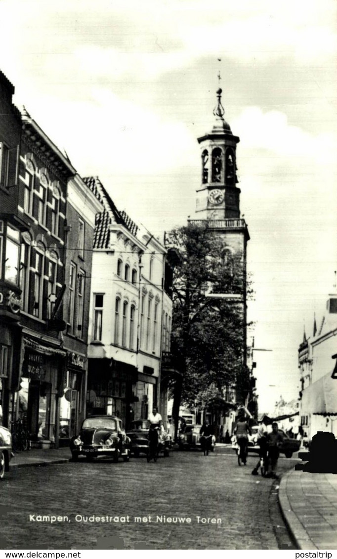 KAMPEN OUDSTRAAT MET NIEUWE TOREN     Overijssel Kampen  HOLLAND HOLANDA NETHERLANDS - Kampen