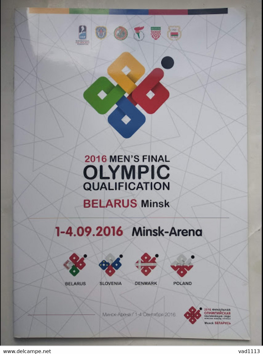 Hockey-Olympic Qualification Belarus, Minsk 2016 - Poland, Belarus. Slovenia, Denmark - Bücher