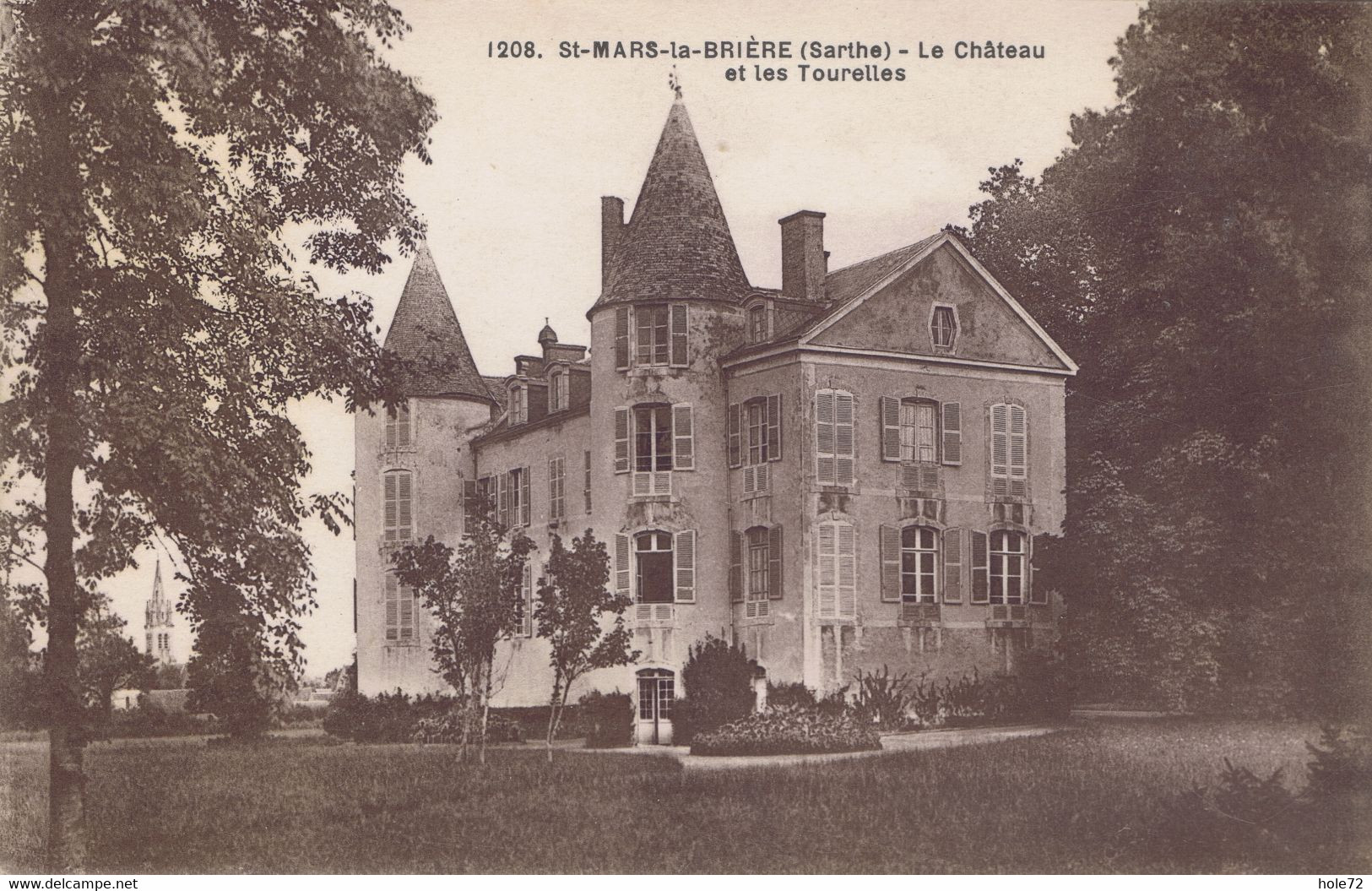 72 - Saint-Mars-la-Brière  (Sarthe) - Le Château Et Les Tourelles - Andere & Zonder Classificatie