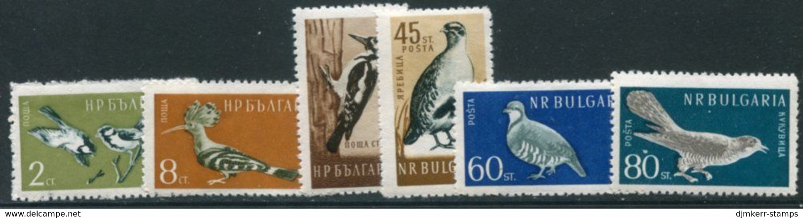 BULGARIA 1959 Birds LHM / *.  Michel 1116-21 - Unused Stamps