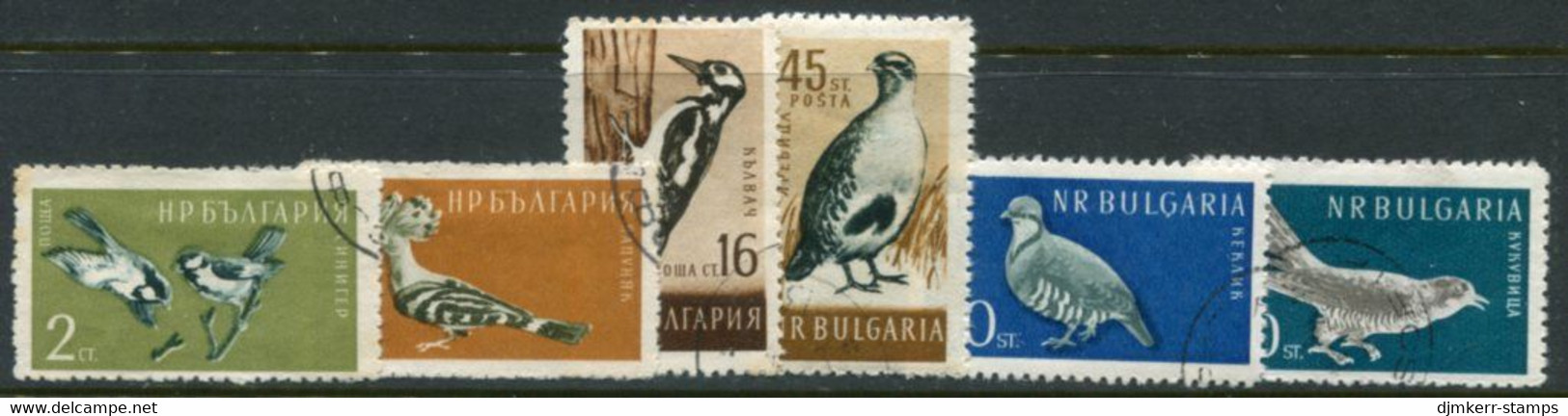BULGARIA 1959 Birds Used.  Michel 1116-21 - Oblitérés