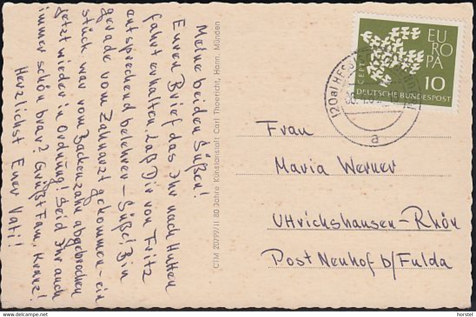 D-31840 Hessisch Oldendorf - Ansichten - Langestraße - Schwimmbad - Nice Stamp "Cept" - Hessisch-Oldendorf