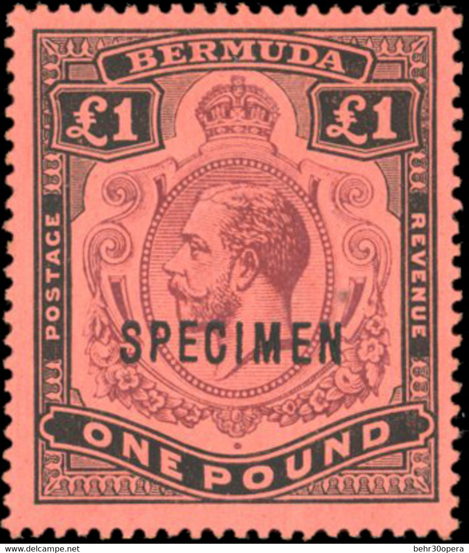 * 3 Values. Optd. SPECIMEN. N#54 X 2 Different Overprint. VF. - Bermuda