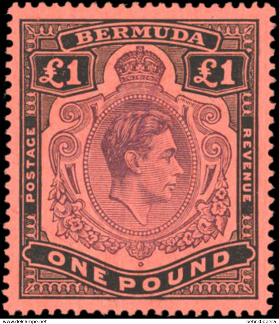 * 118e + 119e + 120e + 121c. 6 Values. Ordinary Paper. SUP. - Bermuda