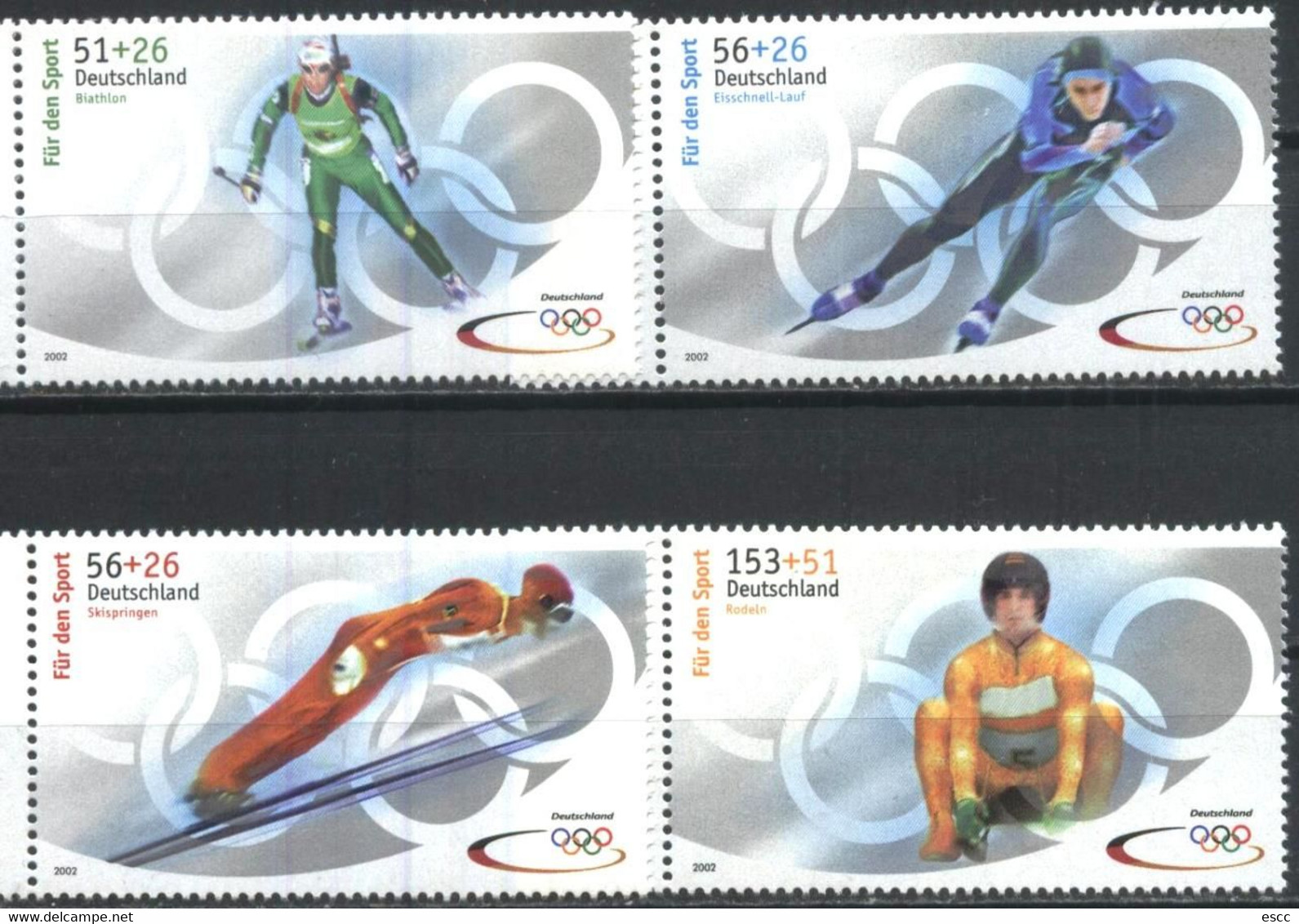 Mint Stamps Sport Olympic Games 2002   From  Germany - Hiver 2002: Salt Lake City - Paralympic