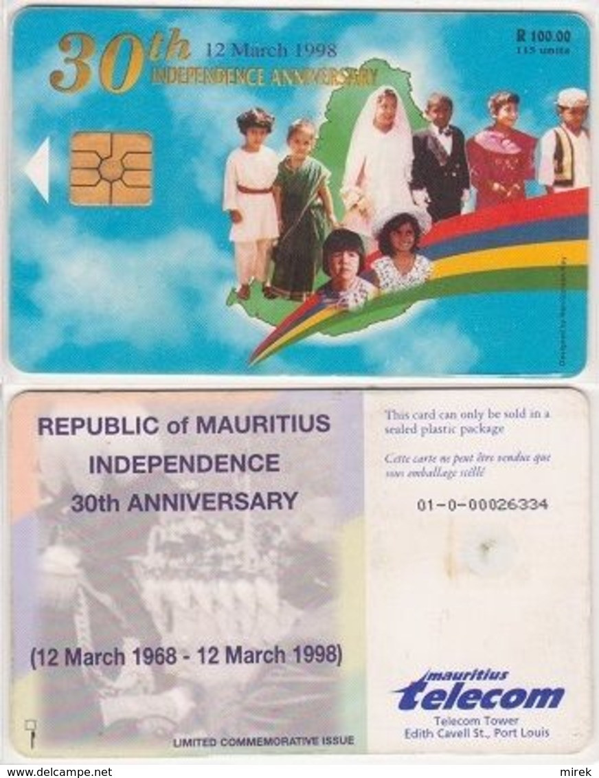 286/ Mauritius; P1. 30th Anniversary Of Independence - Mauricio