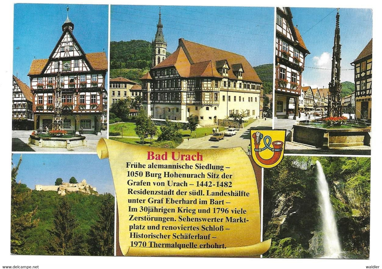 7432  BAD URACH, - Bad Urach