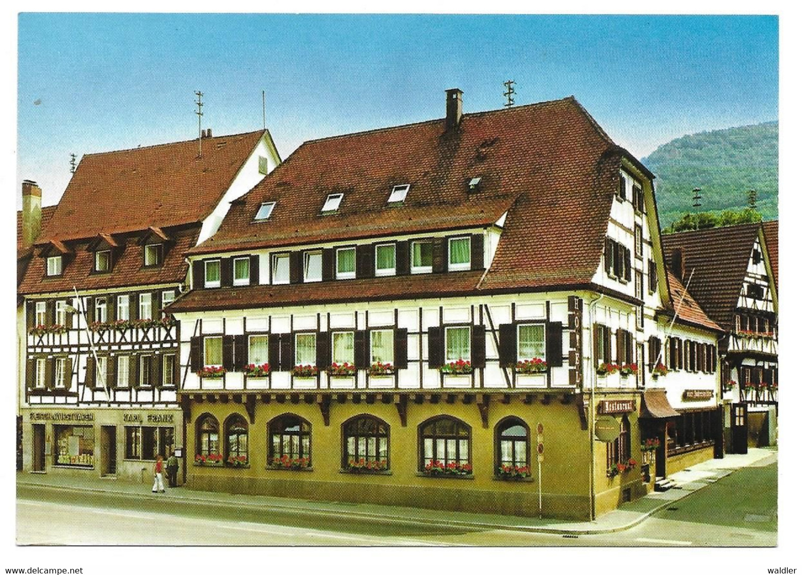 7432  BAD URACH, HOTEL RESTAURANT FRANK - Bad Urach