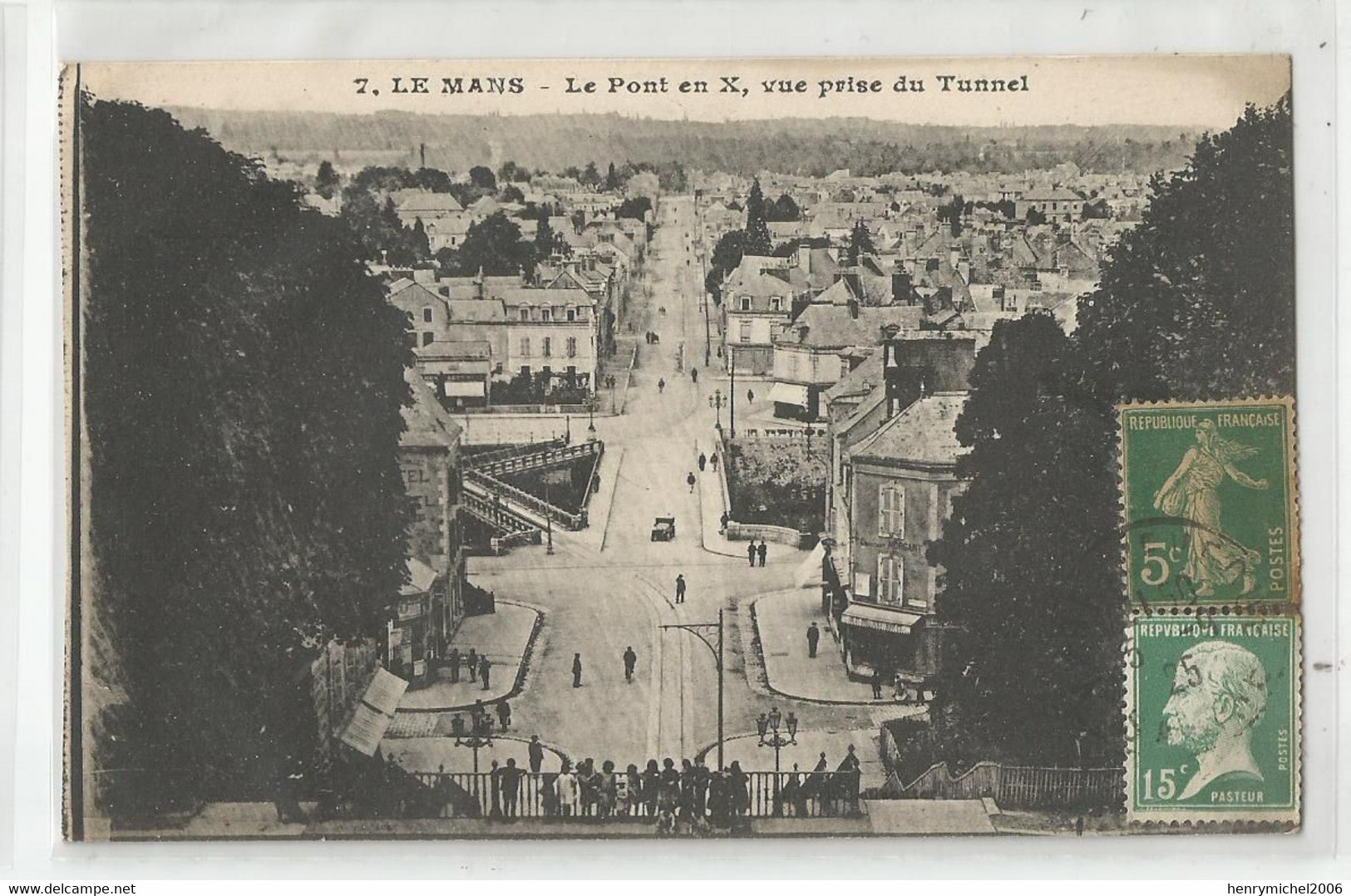 72 Sarthe Le Mans Le Pont En X Vue Prise Du Tunnel - Le Mans