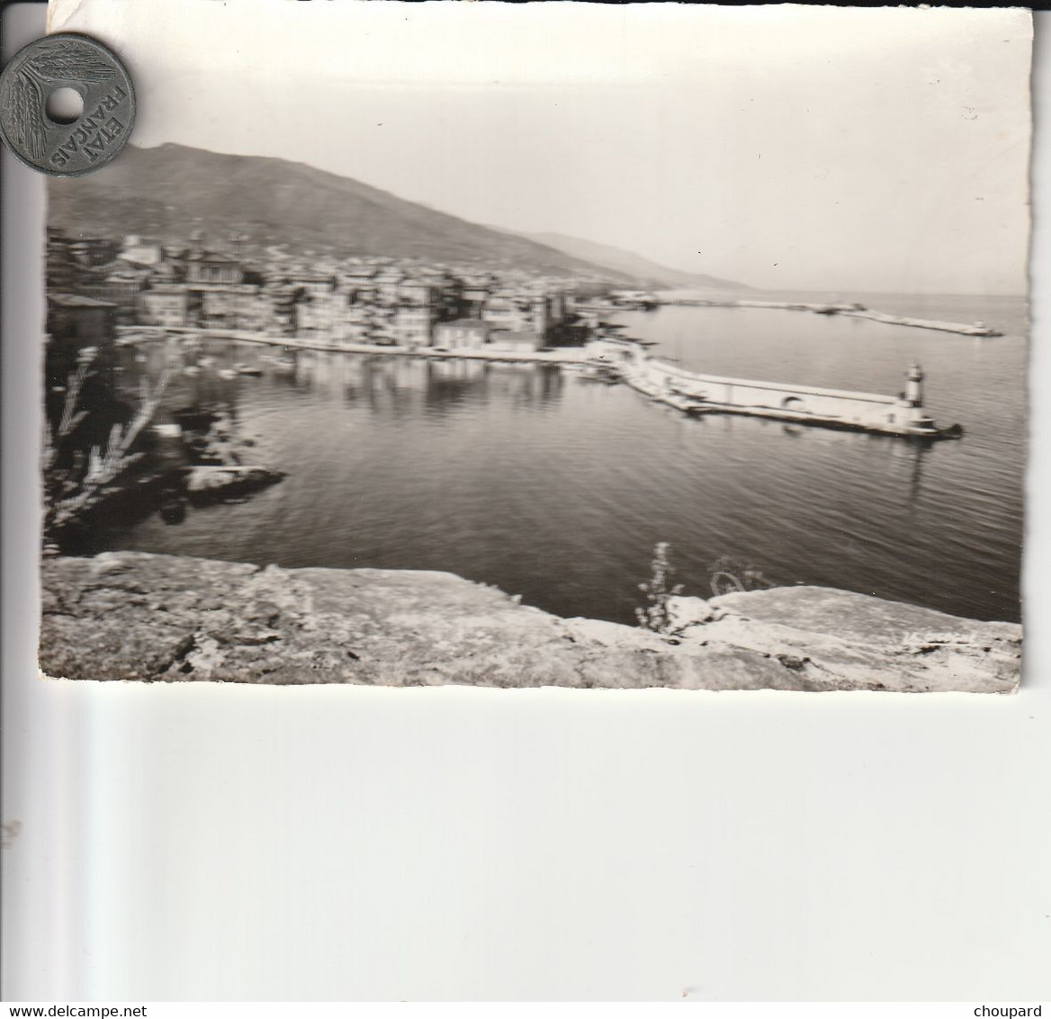 20 -  2B - Très Belle Carte Postale Semi Moderne Dentelée  De Bastia        Le Vieux Port - Bastia