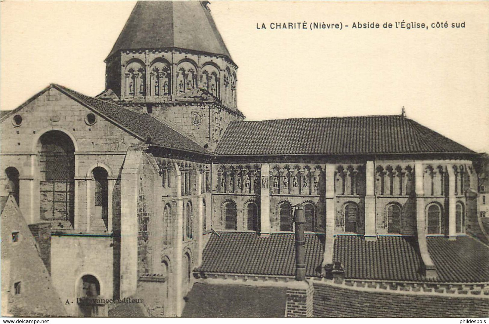 NIEVRE  LA CHARITE SUR LOIRE  Abside De L'église  Coté Sud - La Charité Sur Loire