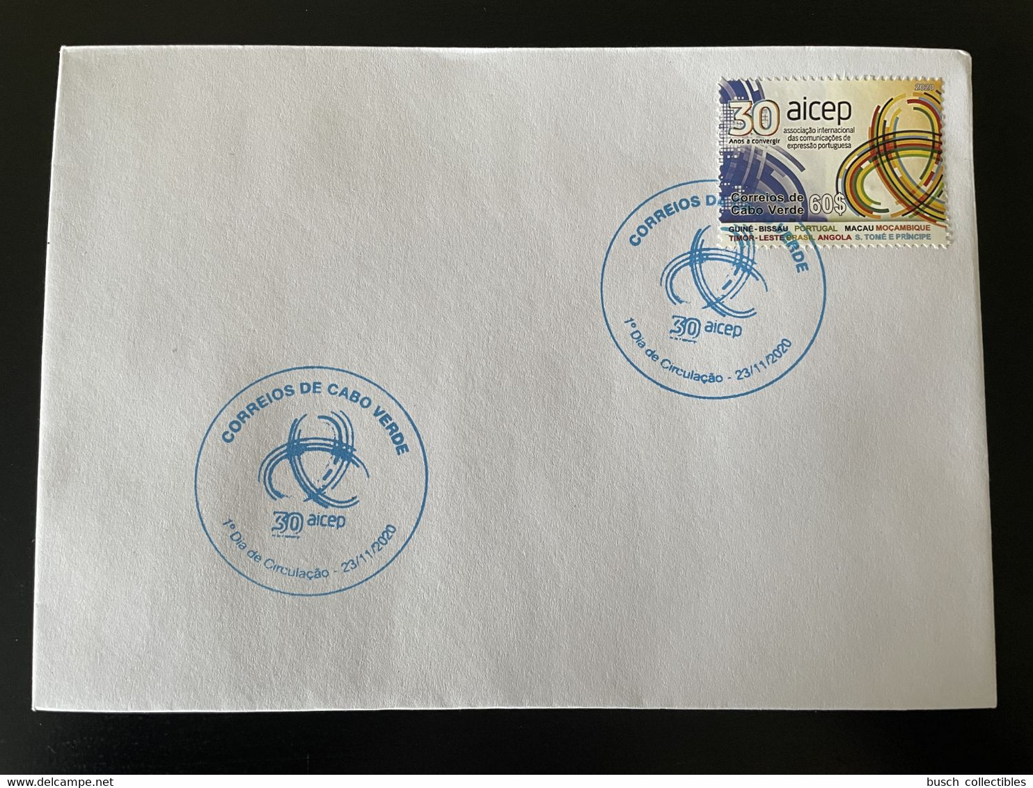 Cape Kap Cabo Verde 2020 Mi. ? FDC 1er Jour 30 Anos Years Ans AICEP Joint Issue Emissions Commune 1 Val. MNH - Cape Verde