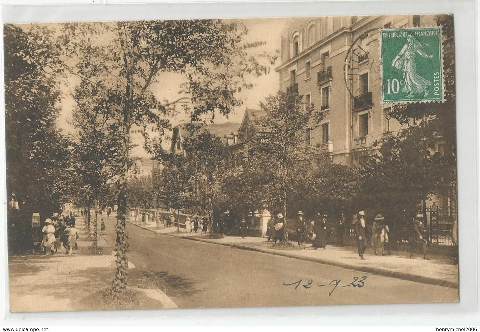 88 Vosges Vittel Avenue Ambroise Bouloumie 1923 Coll. Photo Salon Ed Koel - Contrexeville