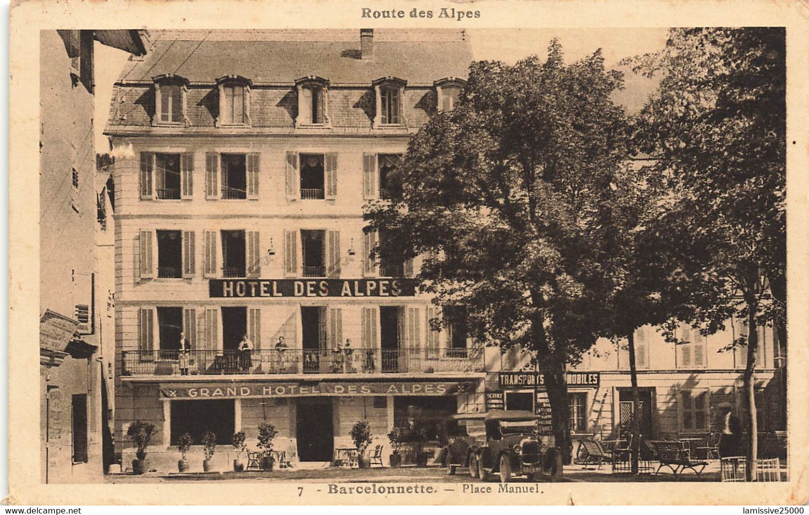 04 Barcelonnette Place Manel Hôtel Des Alpes - Barcelonnette