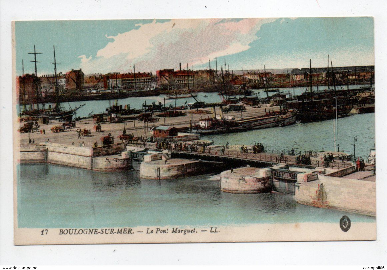 - CPA BOULOGNE-SUR-MER (62) - Le Pont Marguet - Editions Lévy N° 17 - - Boulogne Sur Mer