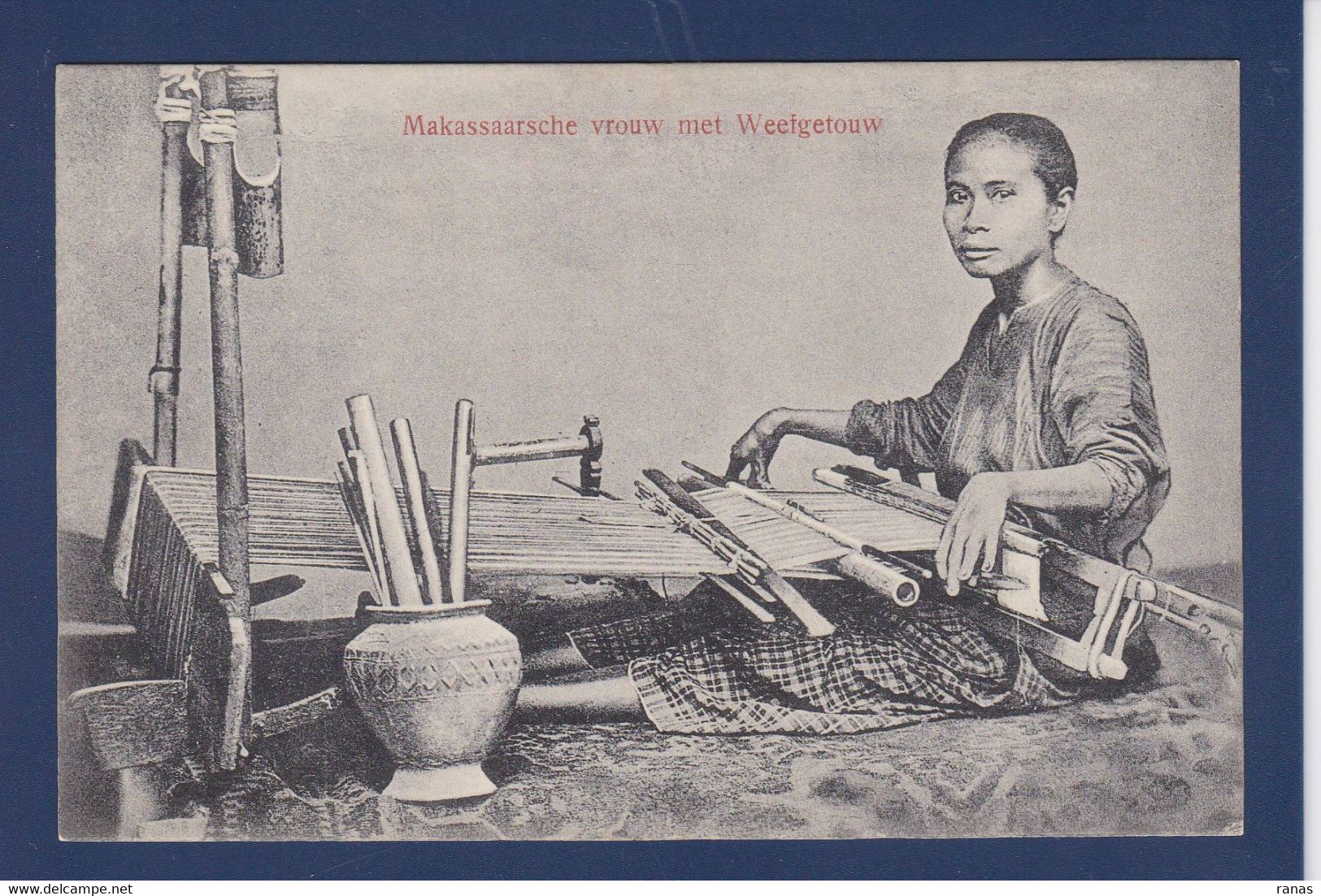 CPA Indonésie Non Circulé Dutch East Indies Inde Type Métier - Indonesien