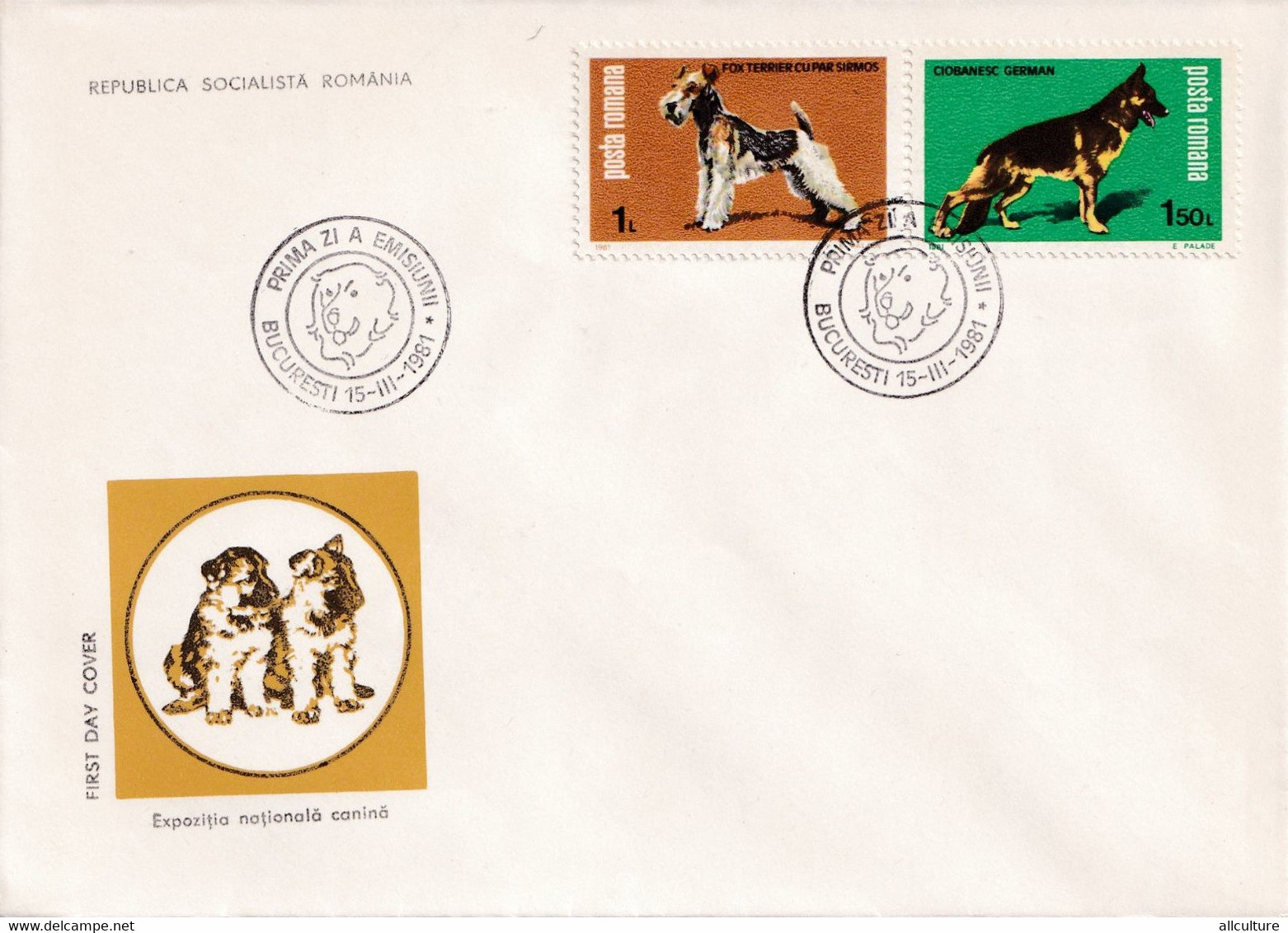 A2952 - EXPOZITIA NATIONALA DE CAINI, Bucuresti 1981, Republica Socialista Romania 3 Covers   FDC - FDC