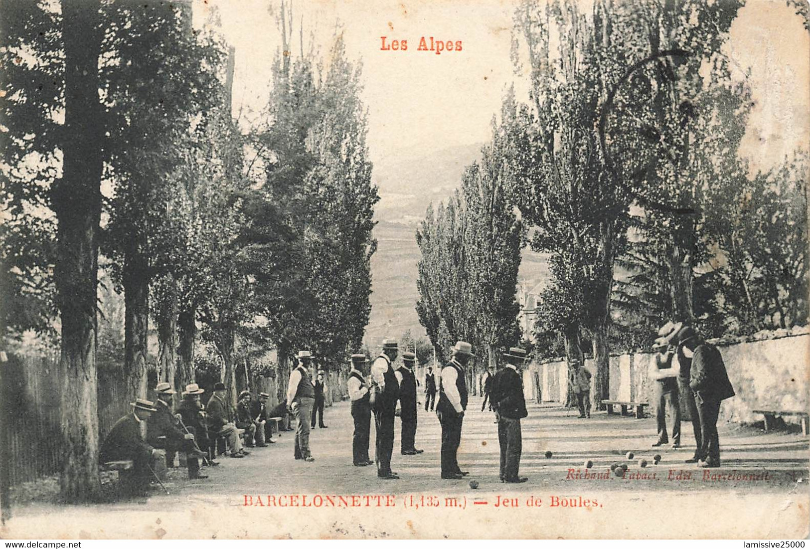 04 Barcelonnette Jeux De Boules - Barcelonnette