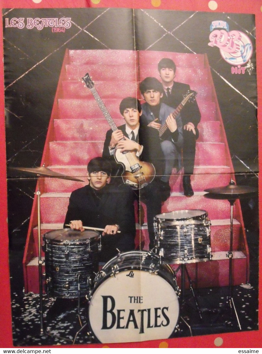 Poster De Les Beatles Et Carl Douglas. Vers 1976. Hit - Affiches & Posters