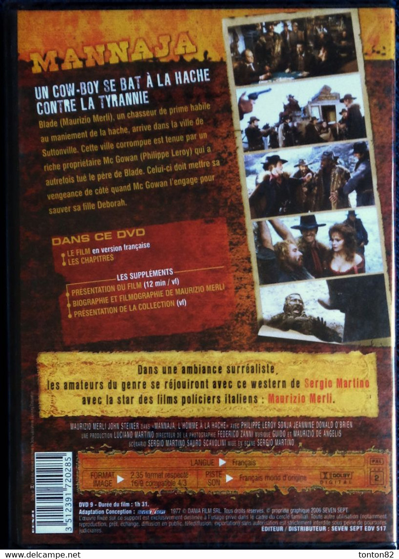 Mannaja - L'homme à La Hache - Maurizio Merli - Version Intégrale Remastérisée . - Western/ Cowboy