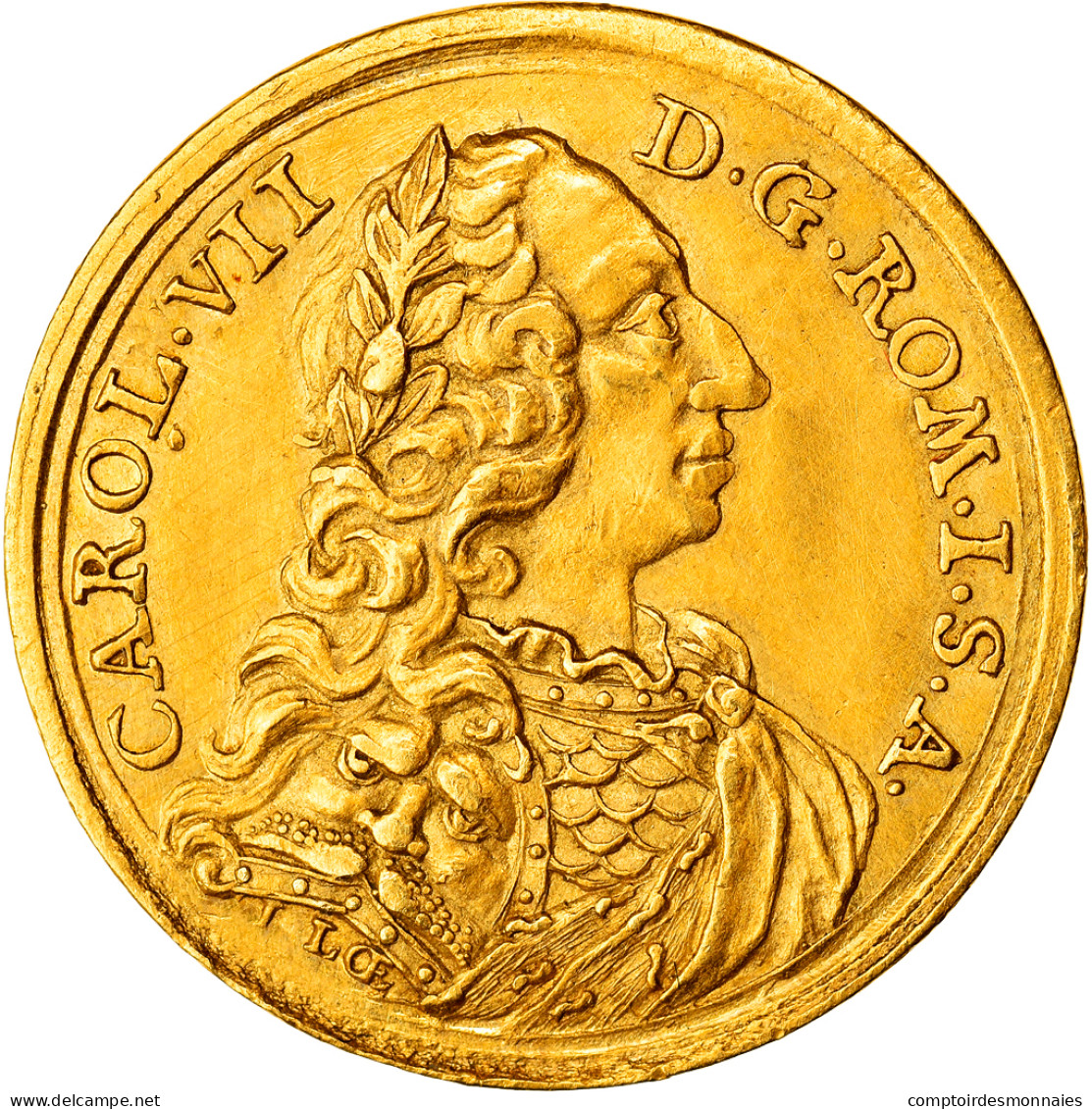 Etats Allemands, Charles VII, Ducat, 1742, Frankfurt, Or, SUP, KM:198 - Gouden Munten