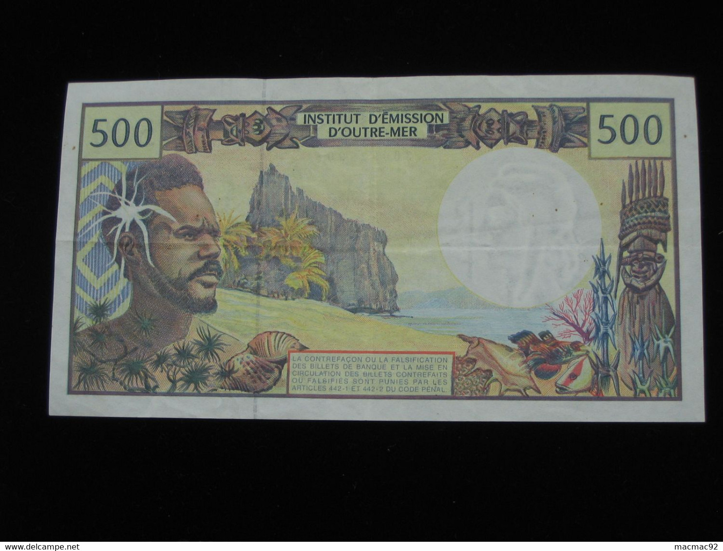 500 Francs  1992 - Institut D'émission D'Outre-mer   **** EN ACHAT IMMEDIAT **** - Frans Pacific Gebieden (1992-...)