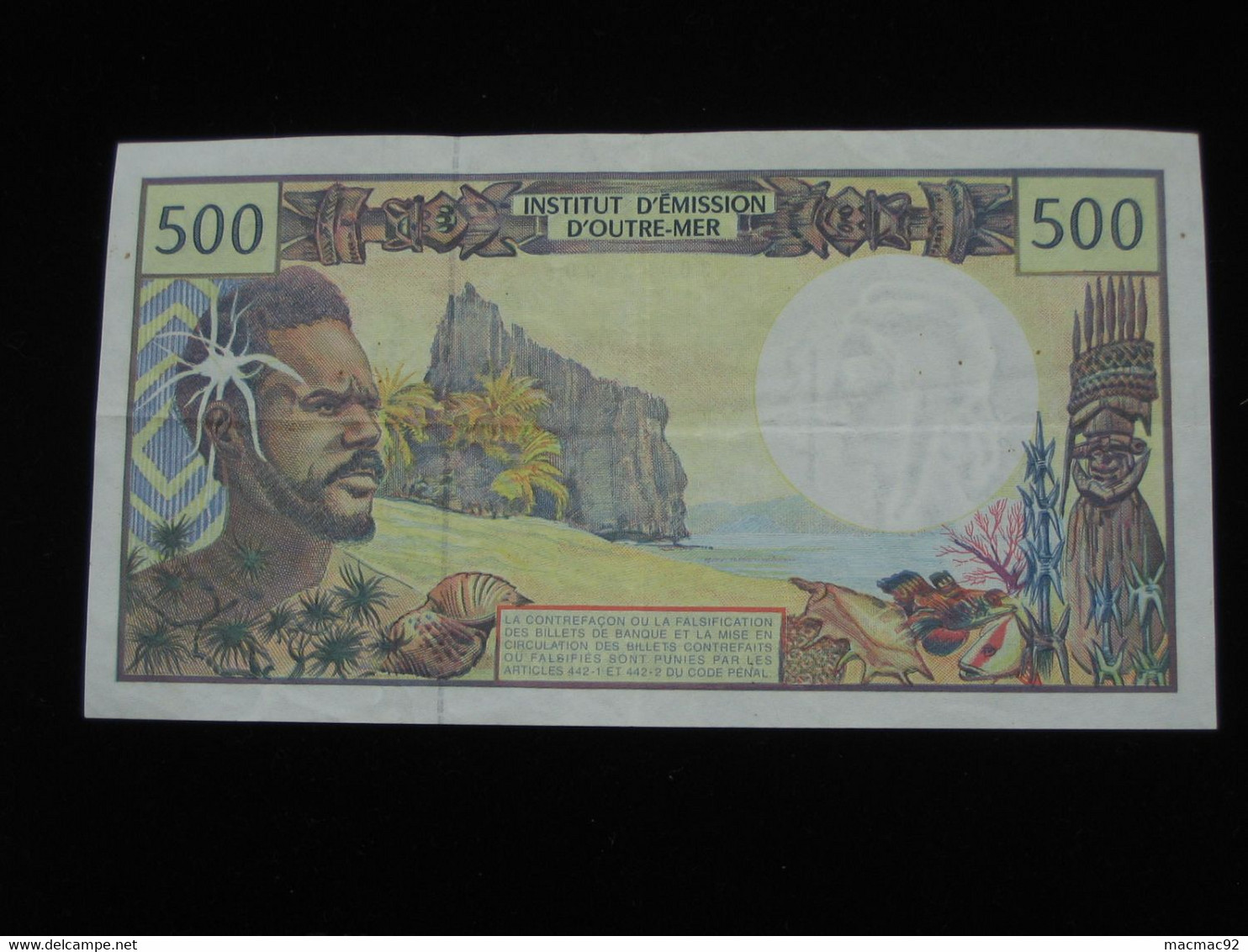 500 Francs  1992 - Institut D'émission D'Outre-mer   **** EN ACHAT IMMEDIAT **** - Territoires Français Du Pacifique (1992-...)