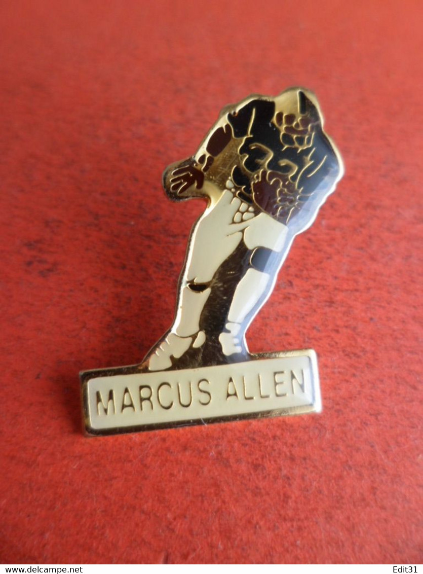 Pins Pin's - Marcus ALLEN - Joueur Football Americain Ou Rugby - Rugby