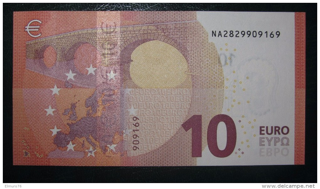 10 EURO N006C6 DRAGHI AUSTRIA SERIE NA Perfect UNC - 10 Euro