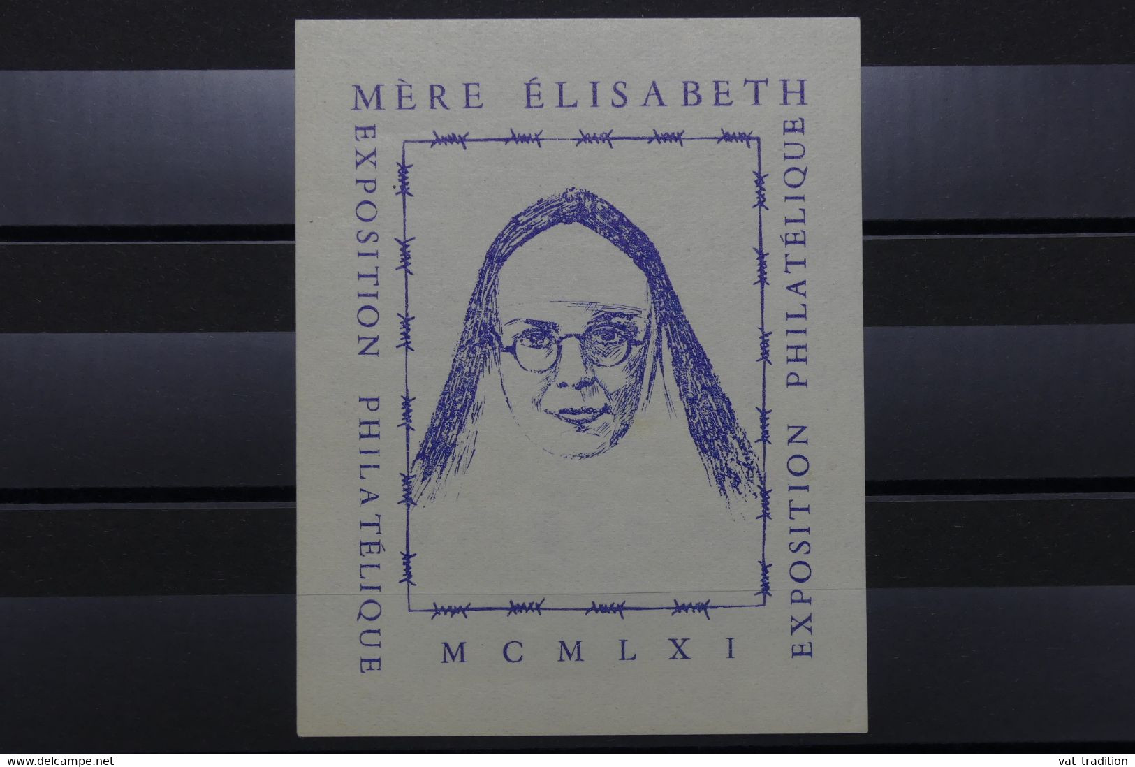 FRANCE - Vignette Exposition Philatélique - Mère Elisabeth - L 94468 - Croce Rossa