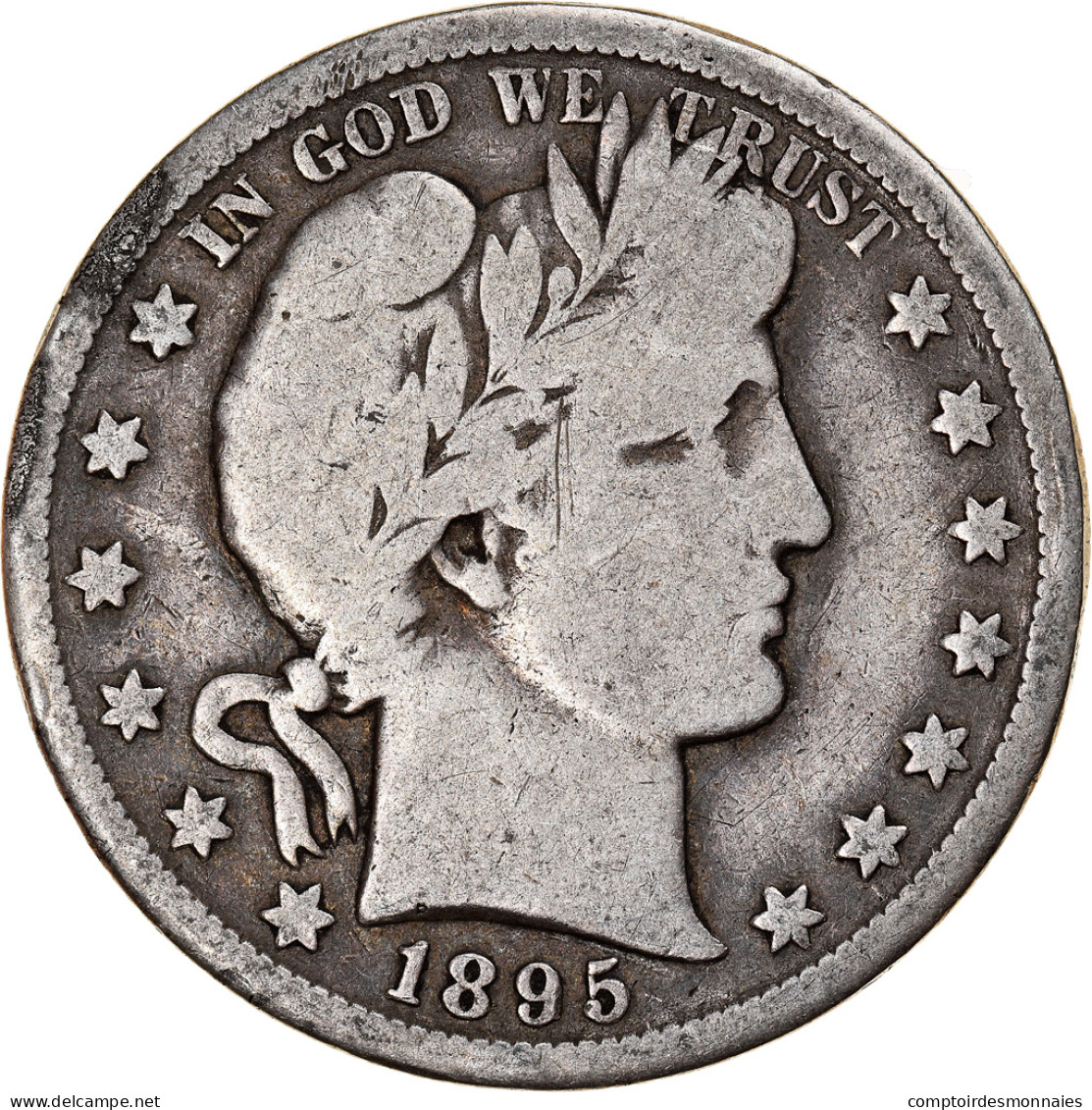 Monnaie, États-Unis, Barber Half Dollar, Half Dollar, 1895, U.S. Mint, San - 1892-1915: Barber