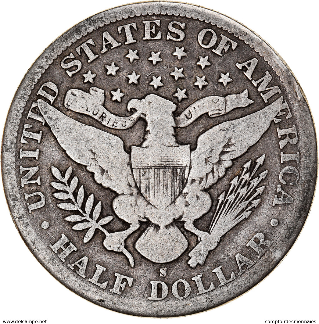 Monnaie, États-Unis, Barber Half Dollar, Half Dollar, 1895, U.S. Mint, San - 1892-1915: Barber