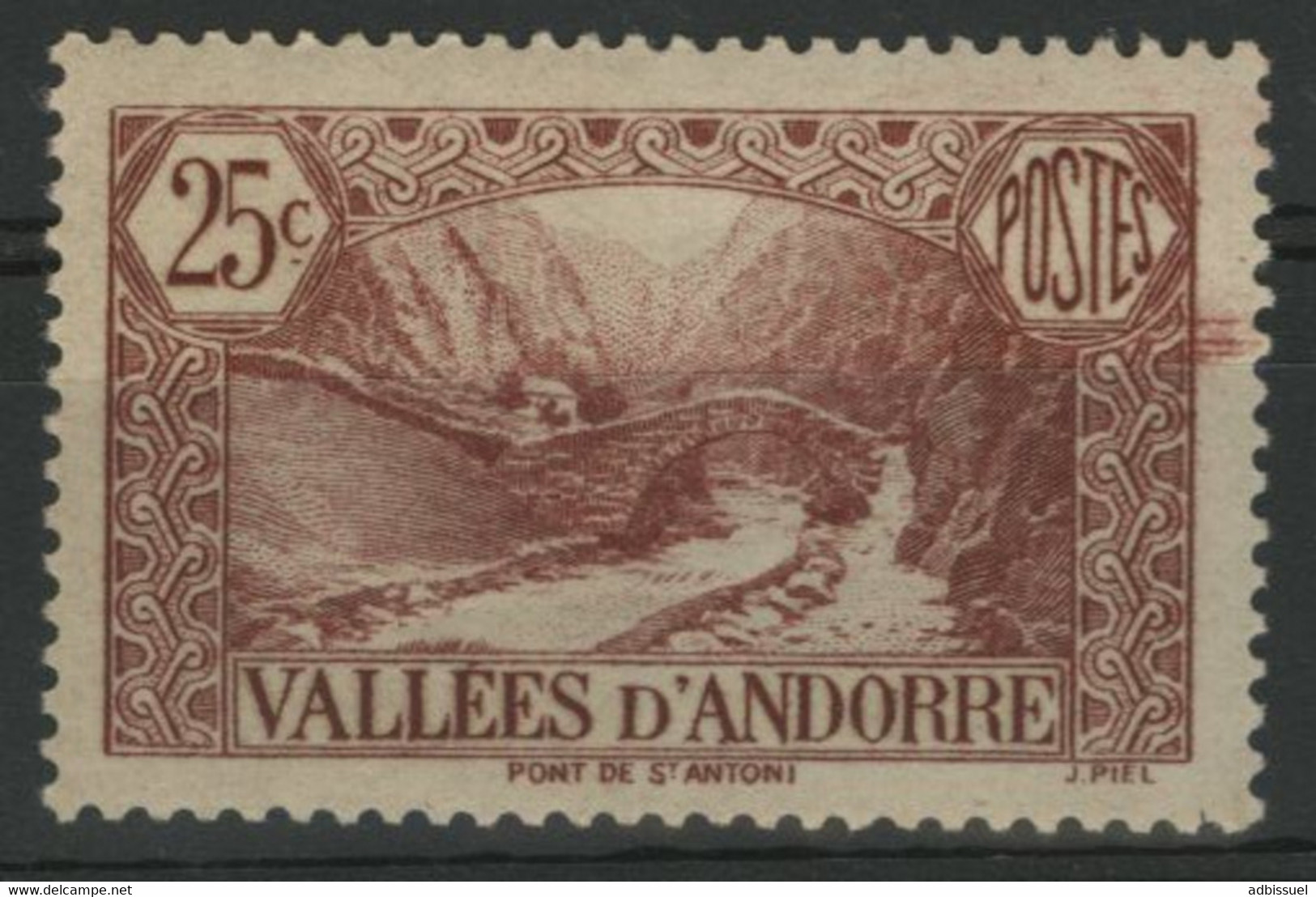 N° 61 VARIETE TROIS TRAITS Brun-rouge Dans La Marge De Droite. Neuf Sans Charnière ** (MNH). TB - Neufs